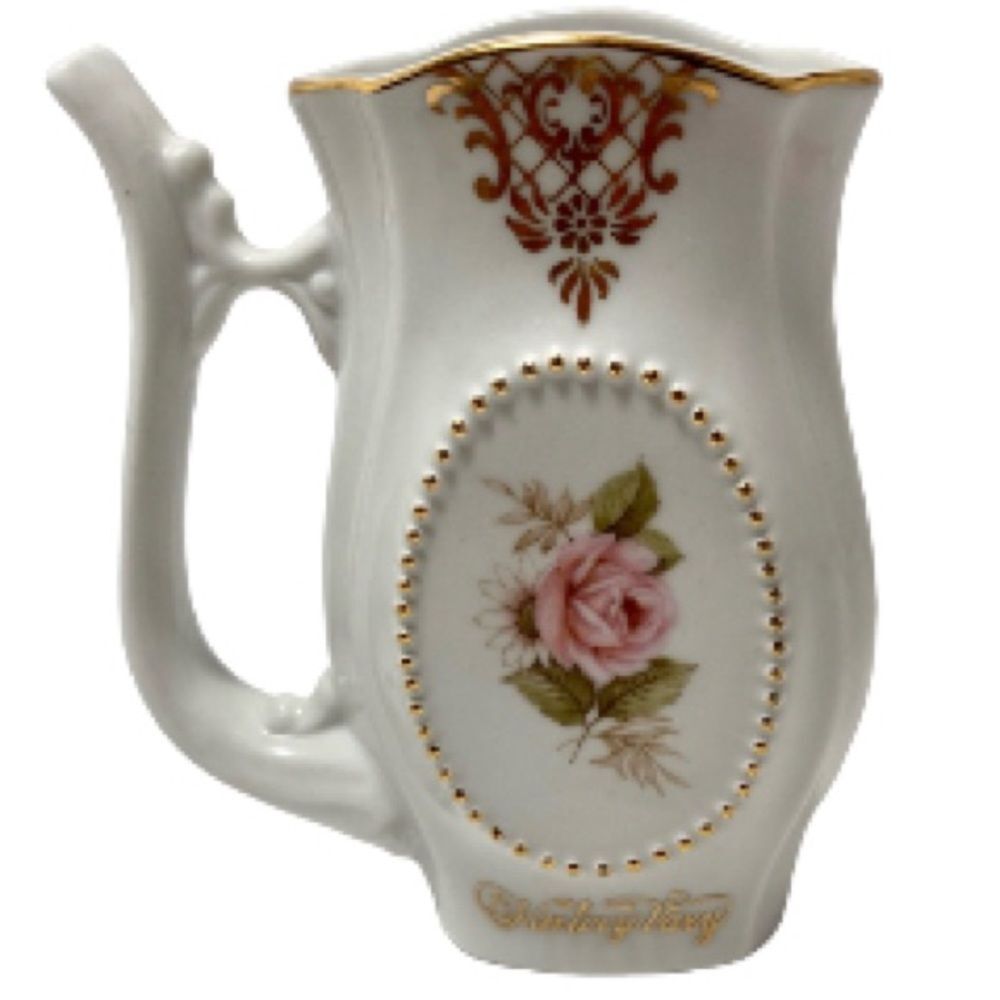 Vintage Sipper Jug Aich Czech KARLOVY VARY Antique Pre WWII Porcelain 5 inch